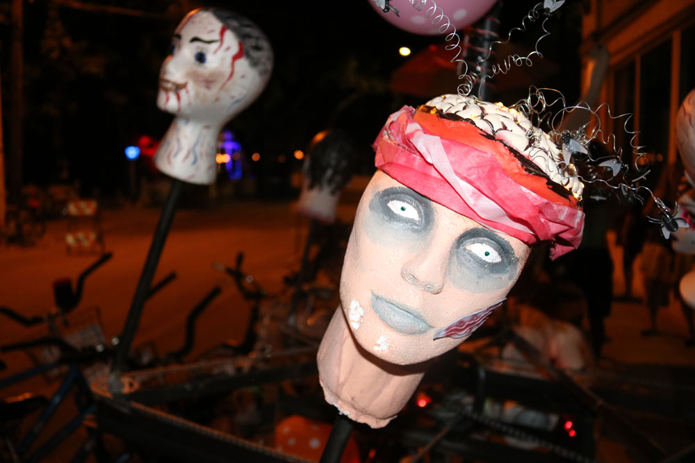 Zombie Bike Ride 2018 photo - Duval Street, Key West